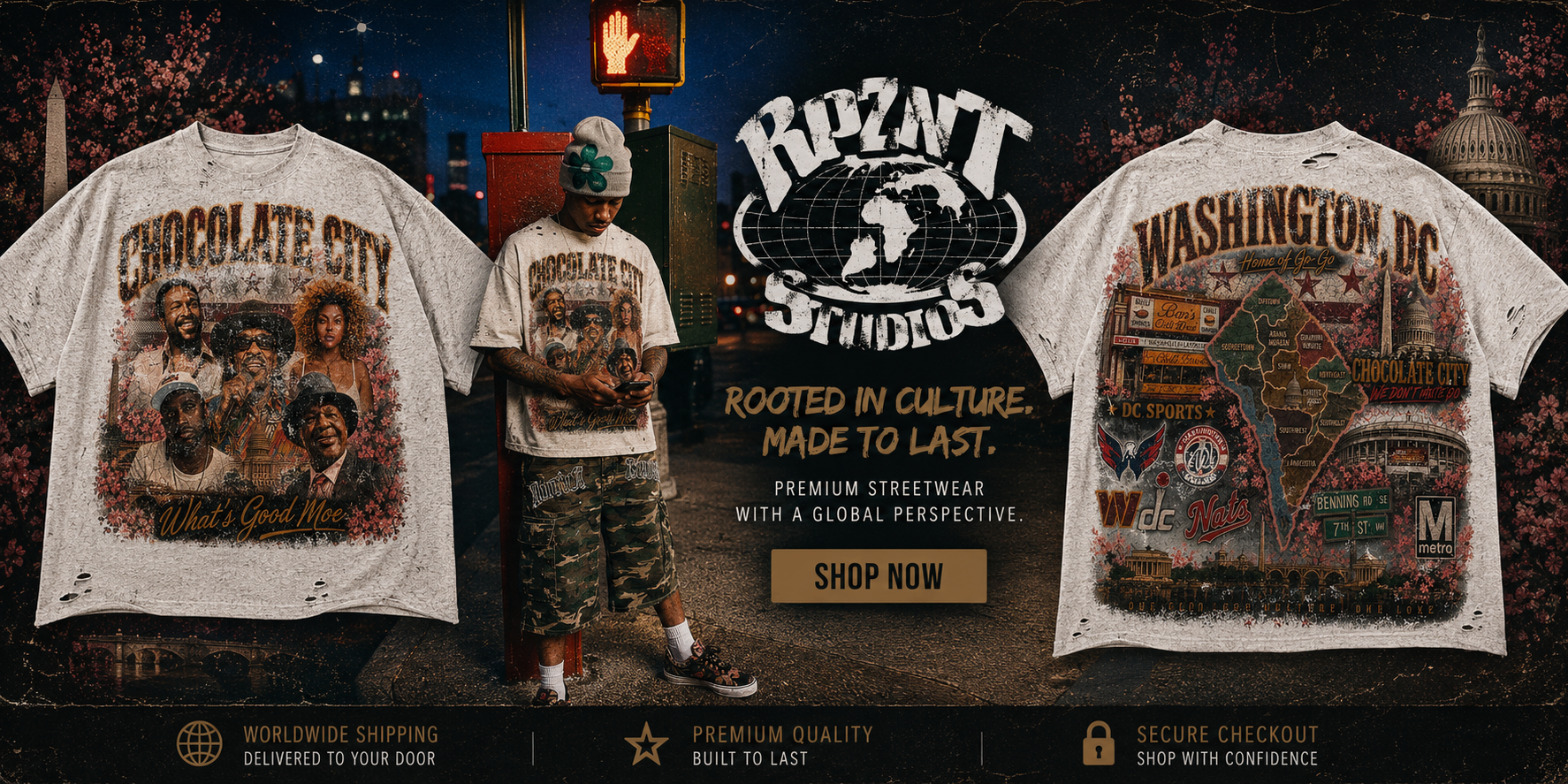 Reprezent Studios — Chocolate City. Rooted in culture. Made to last.